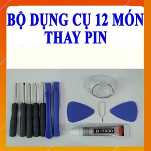 Bộ dụng cụ thay pin/Keo E8000/E7000/Vít/Nước Rã Keo/Keo dán lưng/cây nại pin