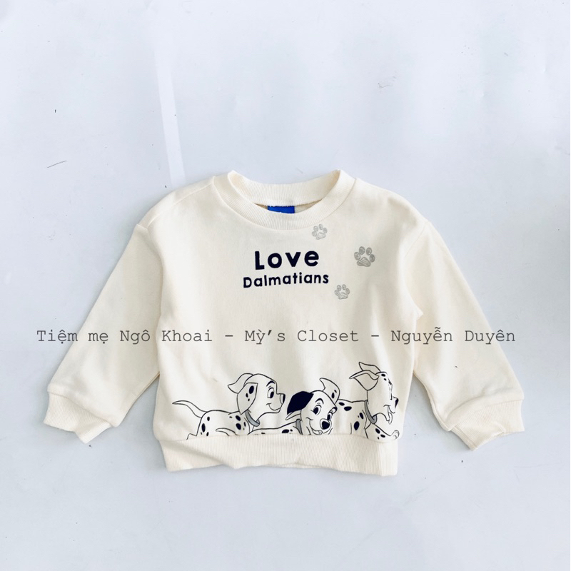 [MD105] Áo nỉ dài tay xuất Nhật chất liệu cotton da cá mềm mại cho bé xuất xịn Futafuta