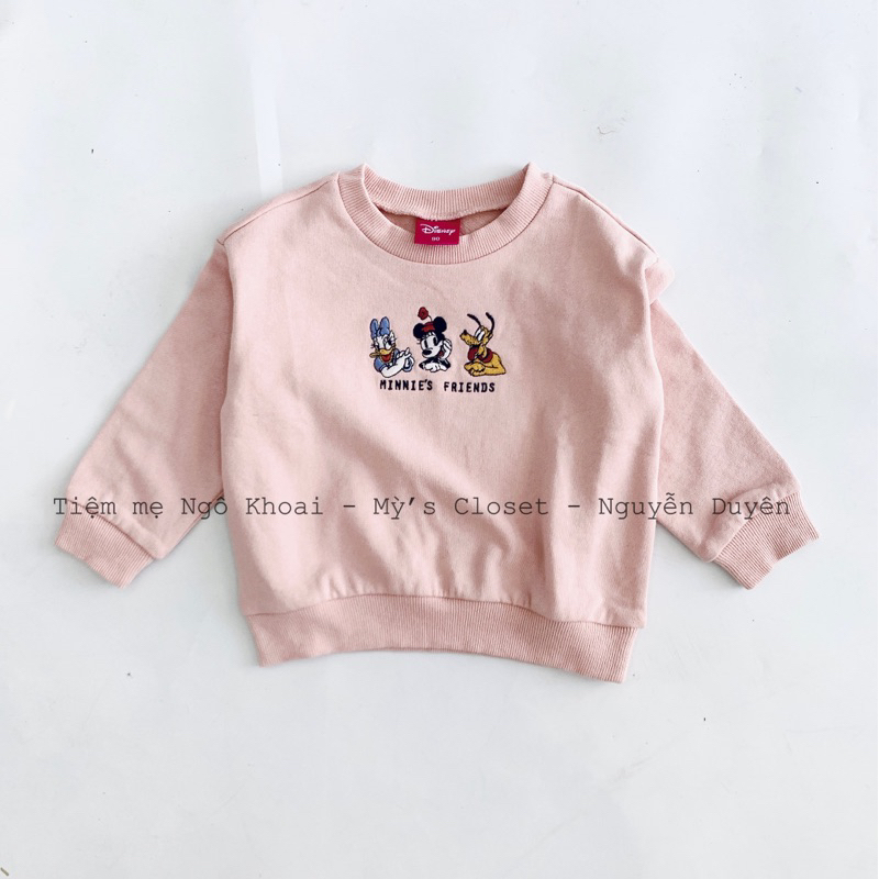 [MD105] Áo nỉ dài tay xuất Nhật chất liệu cotton da cá mềm mại cho bé xuất xịn Futafuta