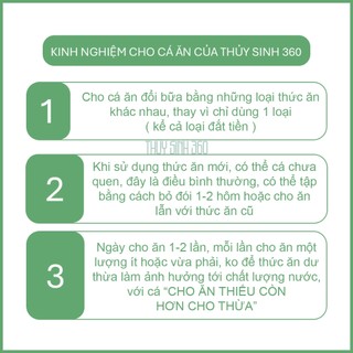 Thức Ăn Cho Cá YEE FISH FOOD - Phù Hợp Cho Cá Neon, Sọc Ngựa, Bảy Mầu...vv