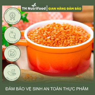 Đậu Lăng Đỏ Hữu Cơ 1KG Canada Không Biến Đổi Gen. Làm sữa hạt, giảm cân, cho bé ăn dặm