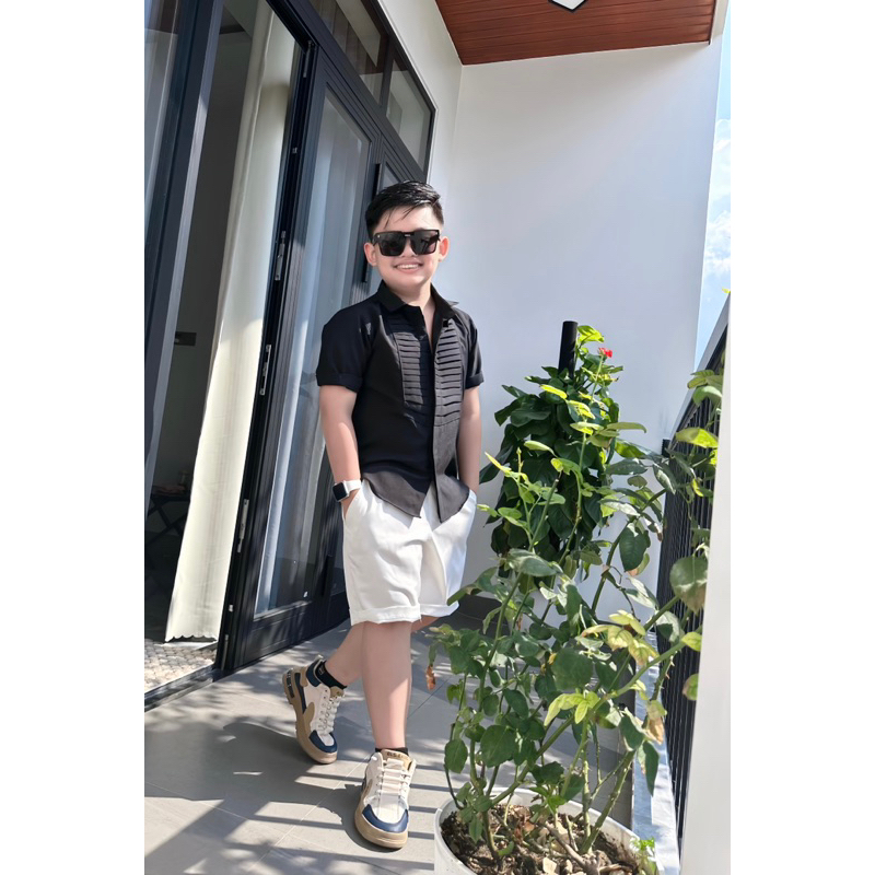 Set SơMi thiết kế cao cấp cho bé trai 10kg-52kg TONI BRAND