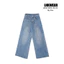 QUẦN JEAN ỐNG RẤT RỘNG H1-H8 FORM NAM NỮ DL 380 GSM (đã xử lí co rút) LNKWEAR