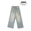 QUẦN JEAN ỐNG RẤT RỘNG H1-H8 FORM NAM NỮ DL 380 GSM (đã xử lí co rút) LNKWEAR