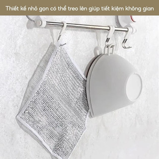 Khăn Lưới Rửa Bát Kim Loại - Lau Bát Chén, Cọ Xoong Nồi, Chống Bám Dầu Tại Minh Nhung