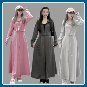 Áo Chống Nắng Toàn Thân Nữ 2 lớp croptop From Dài Rộng Chất Vải Umi Hàn Chống Tia UV