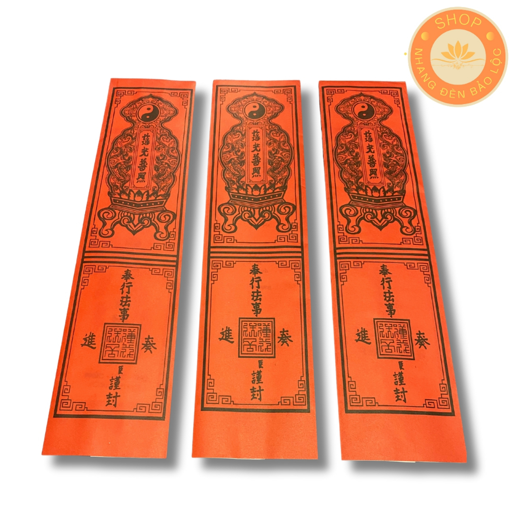 Bộ 3 Sớ Cầu An Cúng,mụ,Đầy Tháng,Thôi Nôi