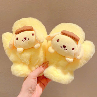 Găng tay lông thỏ cho bé từ 3-10 tuổi hình hoạt hình kuromi, melody 🌸 tuyển sỉ🌸