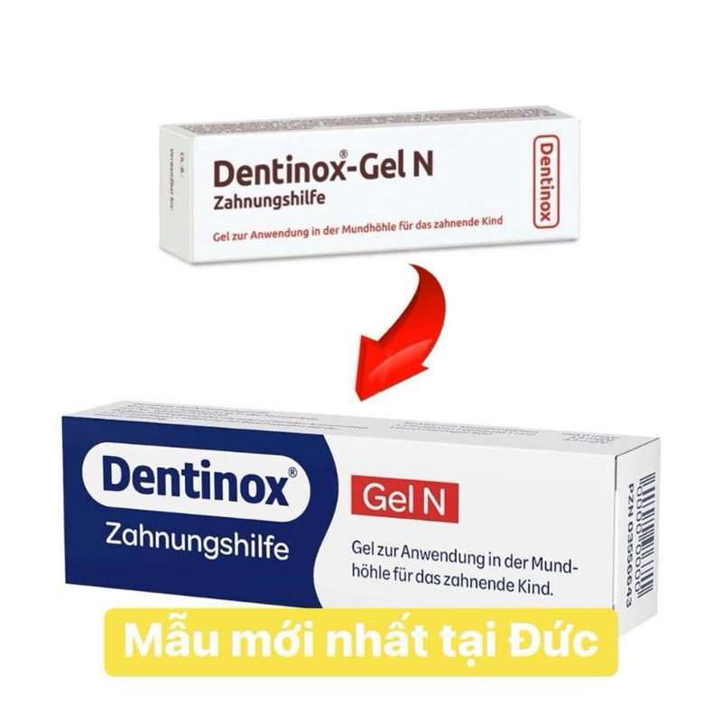 Gel bôi nướu Detinox - Gen N 10g - giảm khó chịu, an toàn cho bé - nội địa Đức [tibongstore]