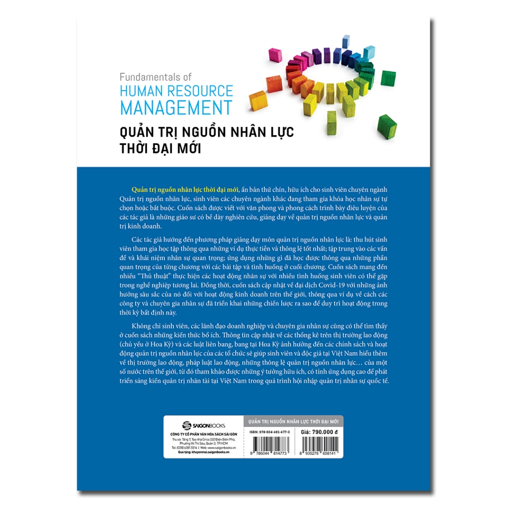 Sách - Textbook Quản Trị Nguồn Nhân Lực Thời Đại Mới