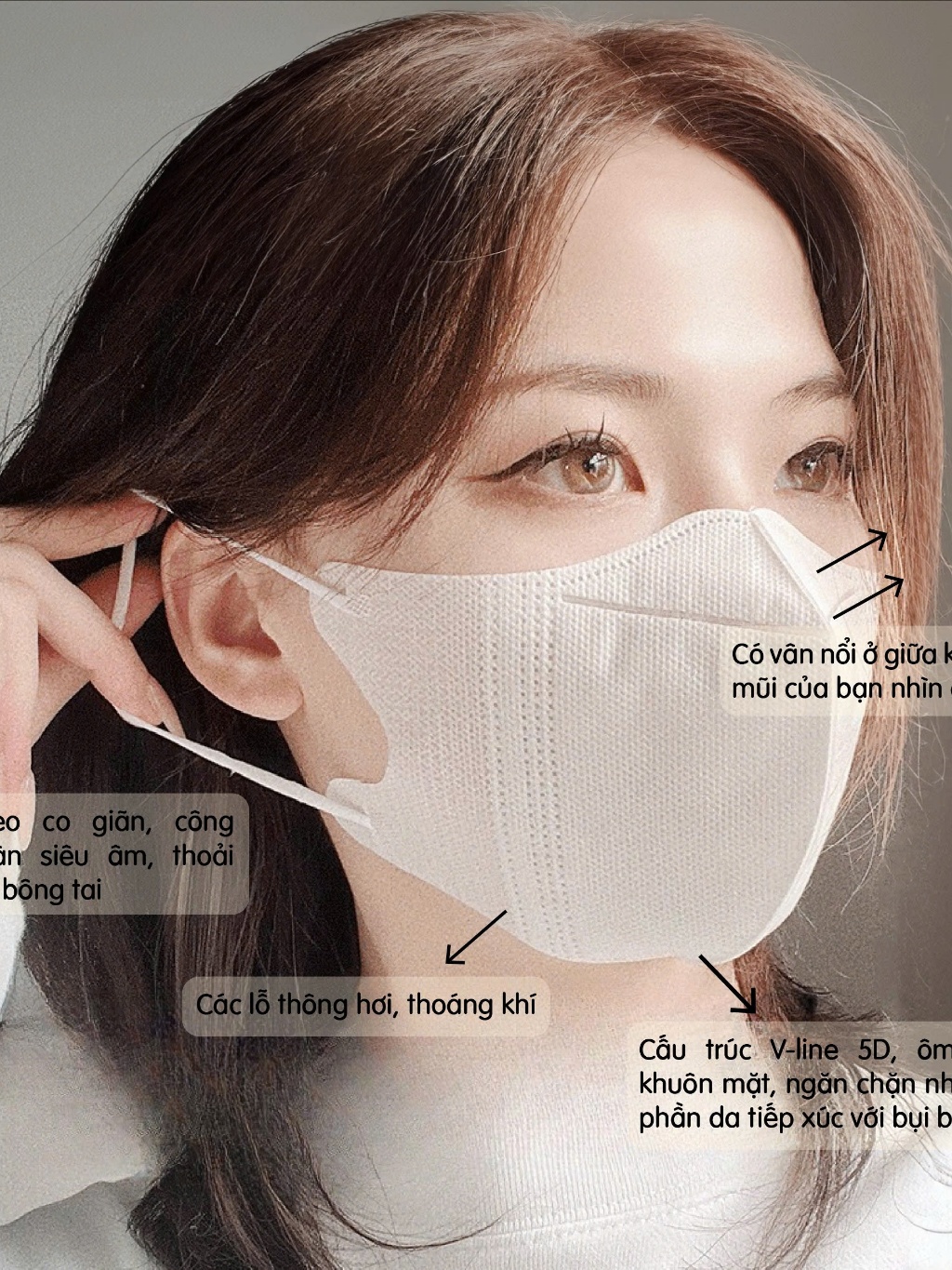 Ảnh Khẩu trang y tế kháng khuẩn 3 lớp Famapro 5D Mask hộp 10 chiếc 2