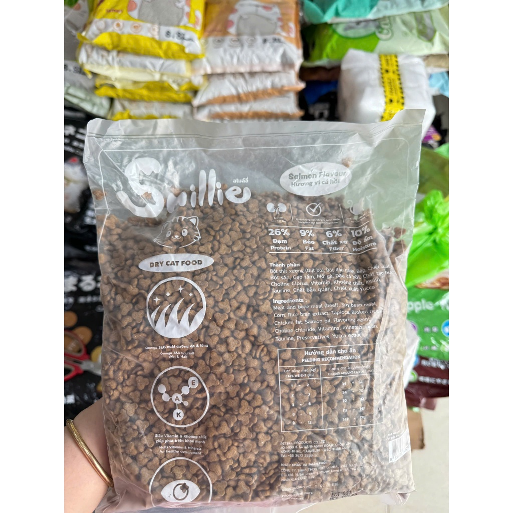Thức ăn dành cho mèo SMILLIE  gói 1kg