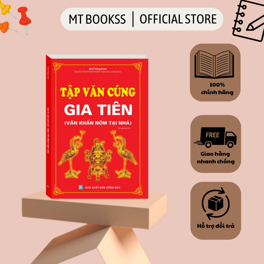 Sách - Tập Văn Cúng Gia Tiên (Văn khấn nôm tại nhà)
