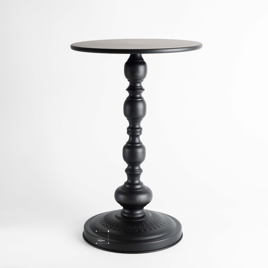 Bàn Trà, Bàn Decor Nhỏ Bằng Thép Không Gỉ Phong Cách Retro Kiểu Mỹ