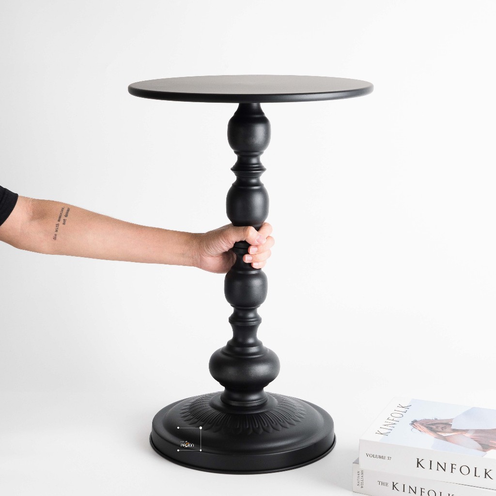 Bàn Trà, Bàn Decor Nhỏ Bằng Thép Không Gỉ Phong Cách Retro Kiểu Mỹ