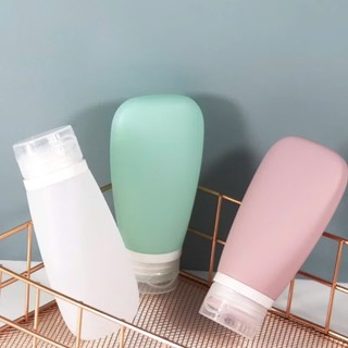 BỘ 3 LỌ CHIẾT SILICON MỀM,  Tuýp Silicon Chiết Mỹ Phẩm Du Lịch - Chai Lọ Chiết Đựng Dầu Gội, Sữa Rửa Mặt, Lotion-LO19