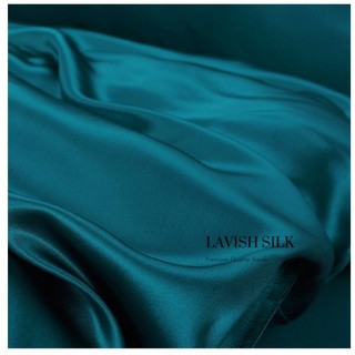 Chăn Lẻ Lụa Chần Bông  2m2 x 2m hàng loại 1 mát lạnh Lavish Silk màu xanh cổ vịt