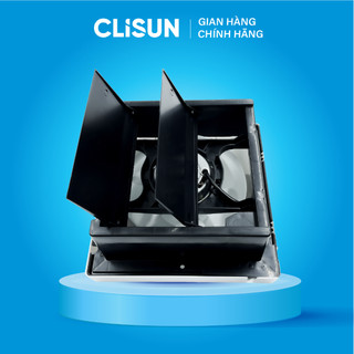Quạt Thông Gió Hút Tường CLISUN | Quạt Thông Gió Hút Mùi Chống Ồn Tiết Kiệm Điện Thân Nhựa ABS Siêu Bền 30W 40W