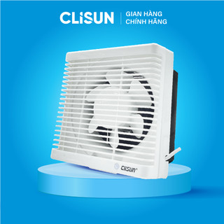 Quạt Thông Gió Hút Tường CLISUN | Quạt Thông Gió Hút Mùi Chống Ồn Tiết Kiệm Điện Thân Nhựa ABS Siêu Bền 30W 40W