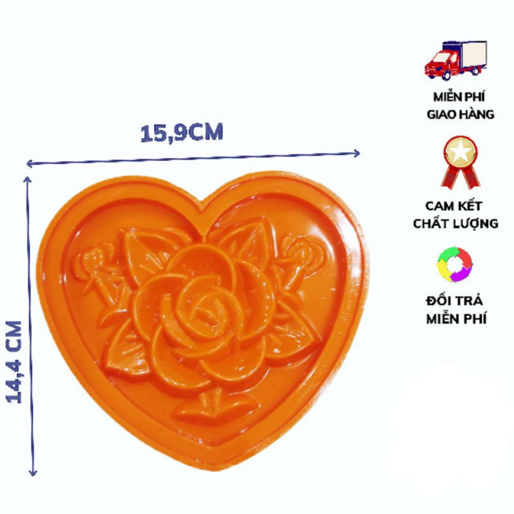 Khuôn Xôi Tim Chuyên Dụng Tiệc Cưới, Lễ Ăn Hỏi Chính Hãng VIỆT NHẬT (Mã 5763)