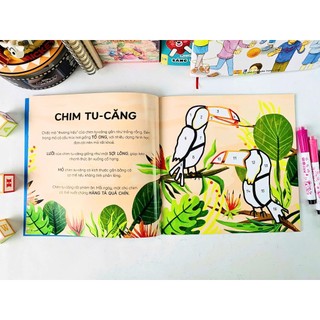 Sách - Color With Stickers - 10 Bức Tranh Cho Bé Sáng Tạo, Kèm Theo Thông Tin Thú Vị - ndbooks