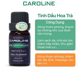 Tinh dầu xông thơm phòng thiên nhiên CAROLINE hương Hoa Trà Full size nhỏ - Chính hãng