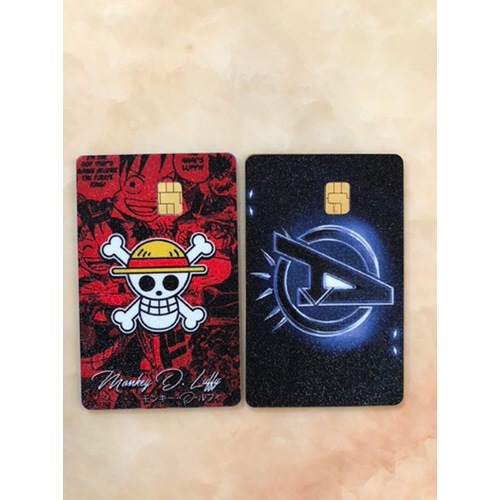 Miếng Dán Trang Trí LOGO ONEPIECE - Decal Sticker Thẻ ATM (Thẻ Chung Cư, Thẻ Xe, Debit, Credit) NF2