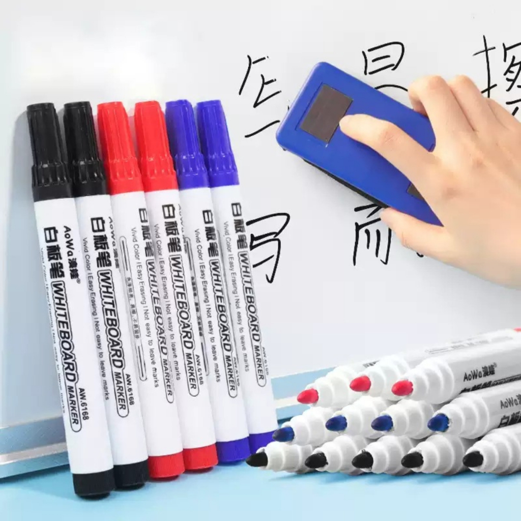 Bút lông viết bảng dễ dàng tẩy xóa, Bút dạ viết bảng nhiều màu mực xả đều nét đẹp bút viết bảng BL01