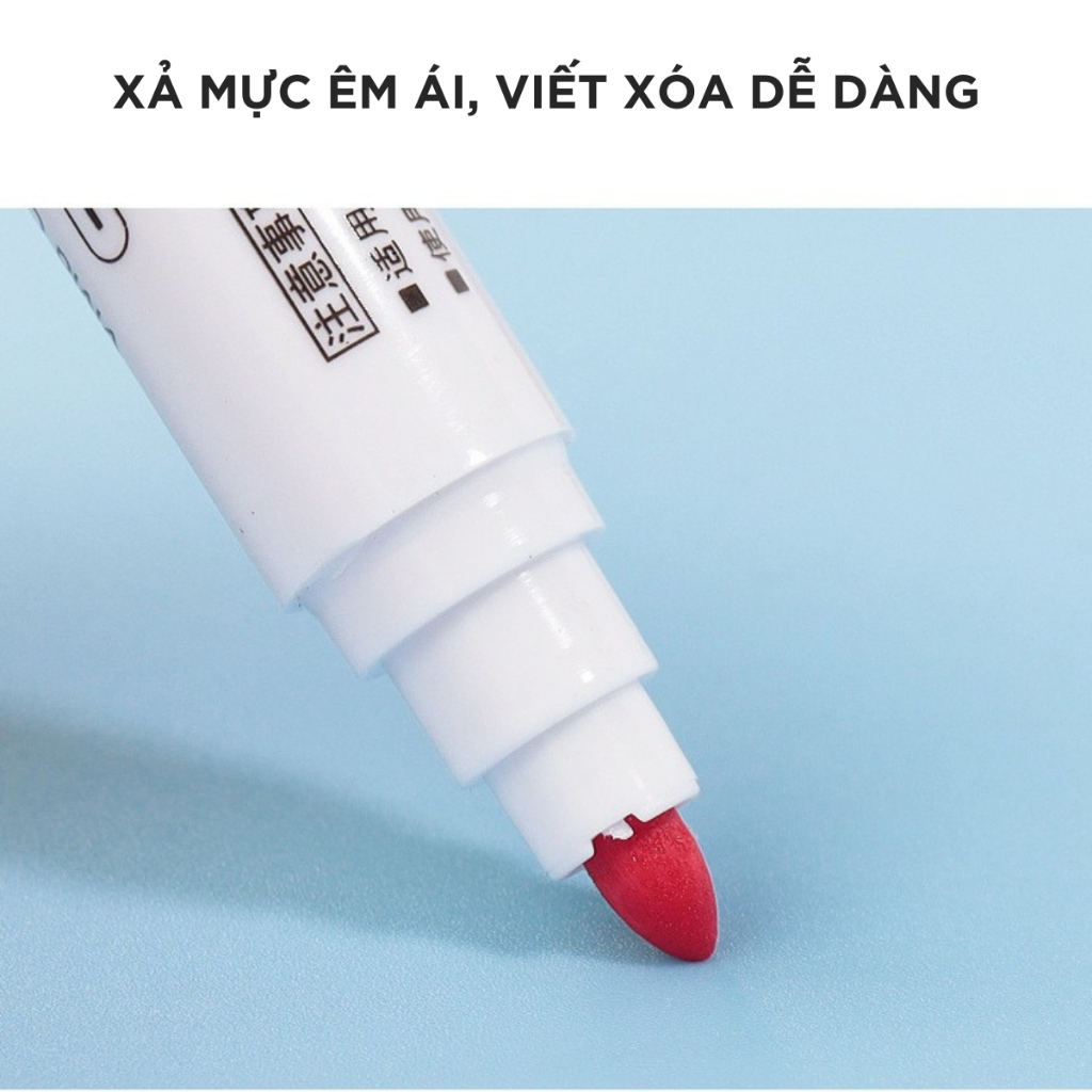 Bút lông viết bảng dễ dàng tẩy xóa, Bút dạ viết bảng nhiều màu mực xả đều nét đẹp bút viết bảng BL01