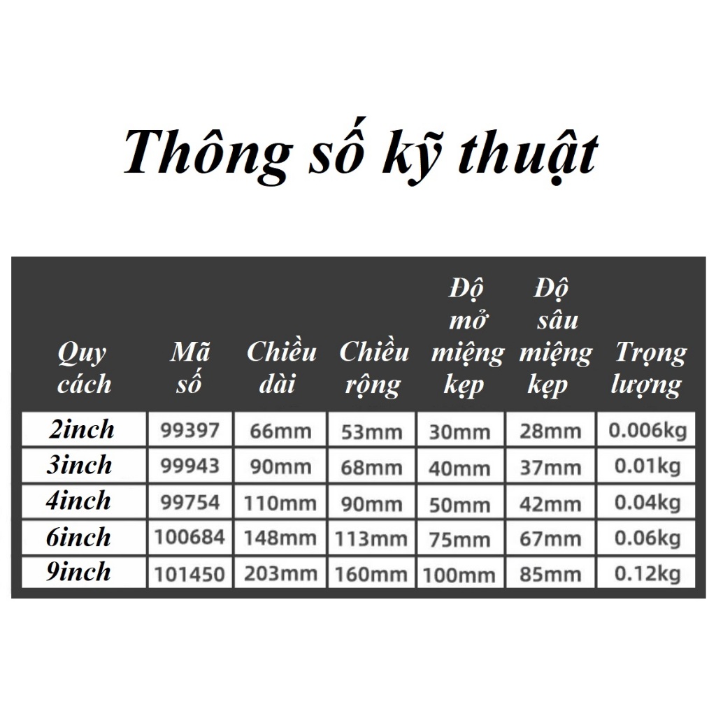 Kẹp Treo Phông Ảnh, Kẹp Gỗ Nhanh Đa Năng Tuosen