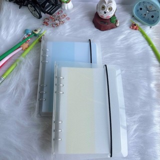 Sổ Còng Sắt A5 Caro/Kẻ ngang Binder nhựa 180 trang TUANVIETBOOKS (màu giao ngẫu nhiên) - Giấy refill