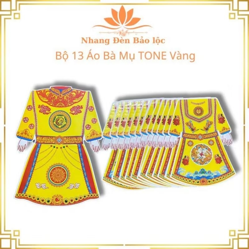 Bộ 13 Áo Bà Mụ Cúng Đầy Tháng,Thôi Nôi,Cúng Căn