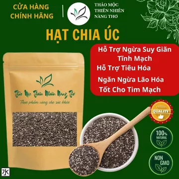 Hạt Chia Úc [Giảm Cân - Ăn Kiêng] Hạt Chia Hữu Cơ Chuẩn Organic Chất Lượng Sạch - Đều - Đẹp