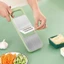 DỤNG CỤ BÀO NẠO RAU CỦ QUẢ ĐA NĂNG 6 LƯỠI DAO INOX 304 , NẠO BÀO SỢI SIÊU BÉN - BỘ NẠO BÀO SỢI CÓ CÁN - NAO BAO RAU CU