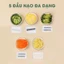 DỤNG CỤ BÀO NẠO RAU CỦ QUẢ ĐA NĂNG 6 LƯỠI DAO INOX 304 , NẠO BÀO SỢI SIÊU BÉN - BỘ NẠO BÀO SỢI CÓ CÁN - NAO BAO RAU CU