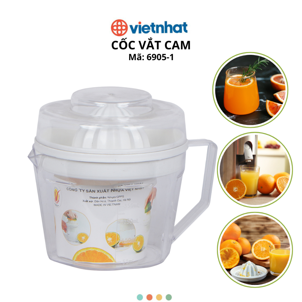 Cốc vắt cam có lưới lọc chính hãng VIỆT NHẬT (Mã 6905)