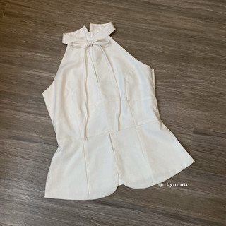 [HOẢ TỐC HCM] Áo yếm linen cổ tàu cách tân phong cách thanh lịch, nhẹ nhàng - luna top | By Mintt