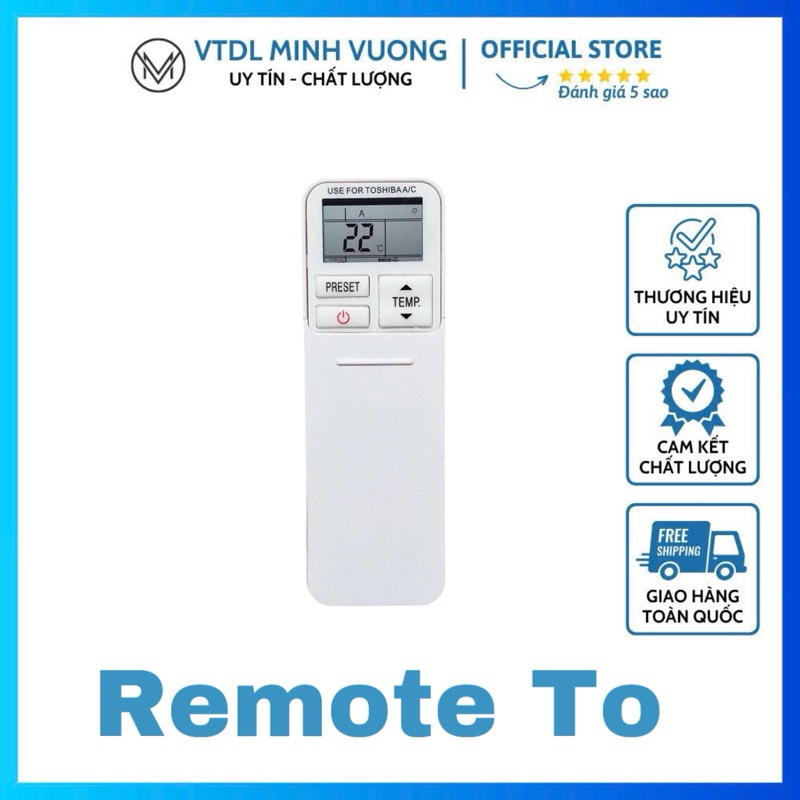 Điều khiển máy lạnh For Toshiba A/C đa năng máy lạnh