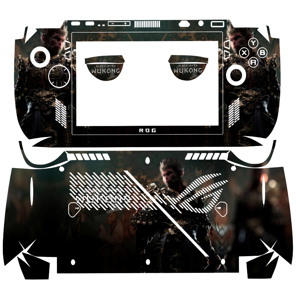 Skin dán Asus ROG Ally 2023 2024 2025 mẫu Black Myth Wukong | Film 3M | custom miếng dán theo yêu cầu