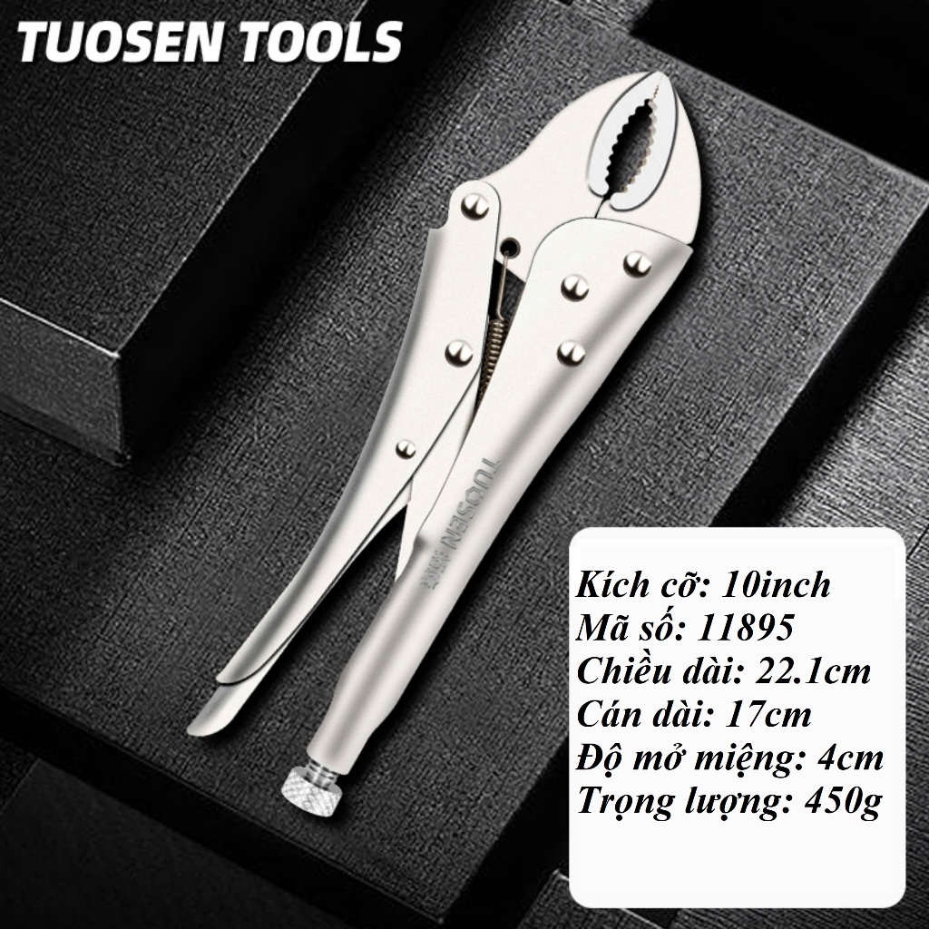 Kìm Bấm Chết 10inch Cao Cấp Tuosen