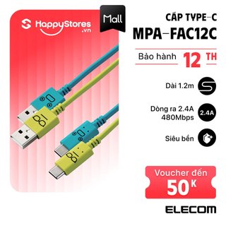 Cáp sạc USB-A to Type-C MPA-FAC12C Chính Hãng