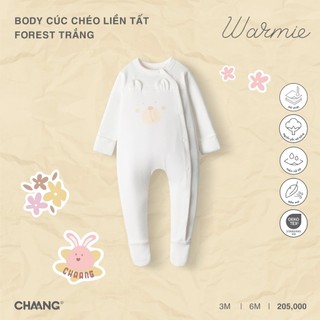 Chaang AW2024 Body cúc chéo liền tất Forest cho bé
