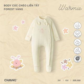Chaang AW2024 Body cúc chéo liền tất Forest cho bé