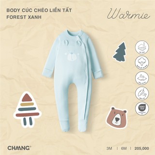 Chaang AW2024 Body cúc chéo liền tất Forest cho bé