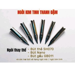 Combo 100 ngòi kim tinh mài thanh đậm nhẹ