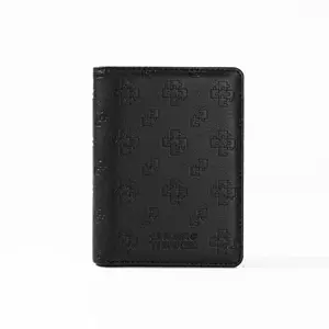 Ví Da PU Đứng Monogram Vertical Nam Nữ Bóp Đựng Tiền Thẻ Nhiều Ngăn | MIDORI FOR MAN