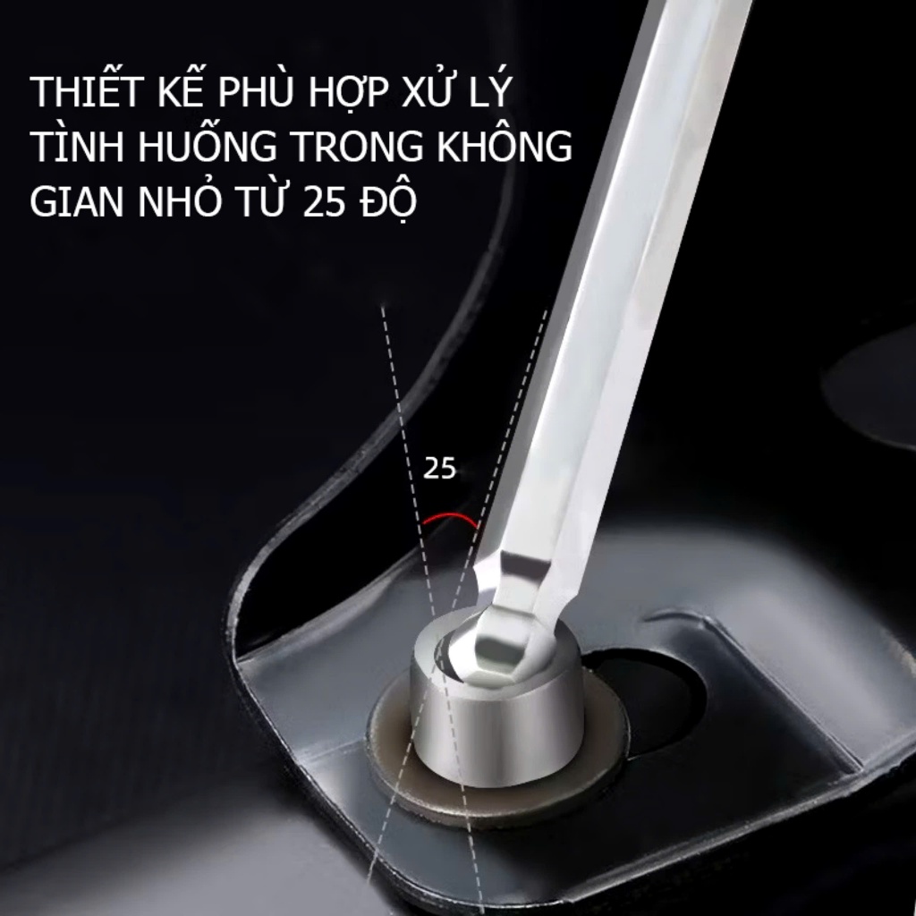 Lục Giác Chữ T Tuosen Tay Cầm Bọc Nhựa