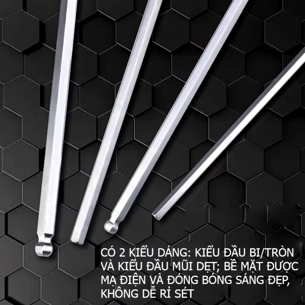 Lục Giác Chữ T Tuosen Tay Cầm Bọc Nhựa