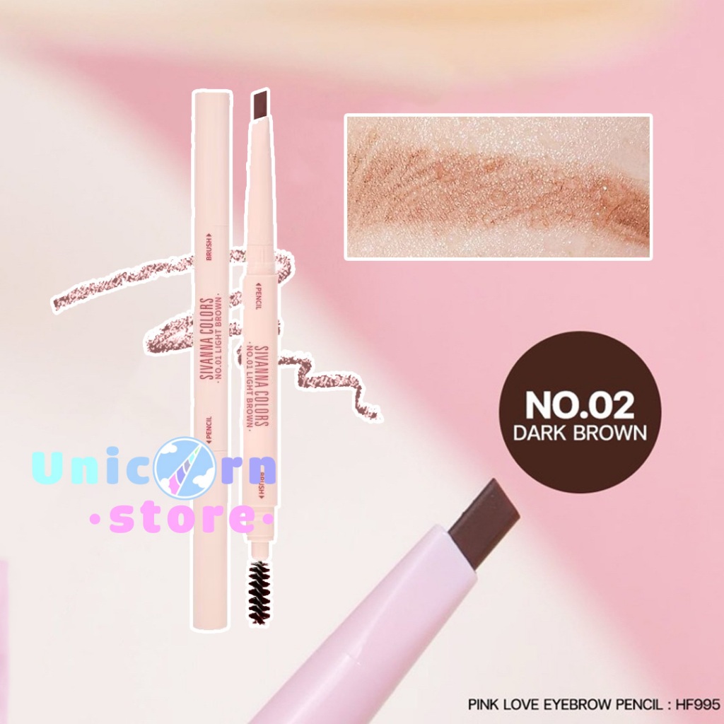 Chì Kẻ Mày Sivanna Lovely Auto Eyebrow Pencil HF974