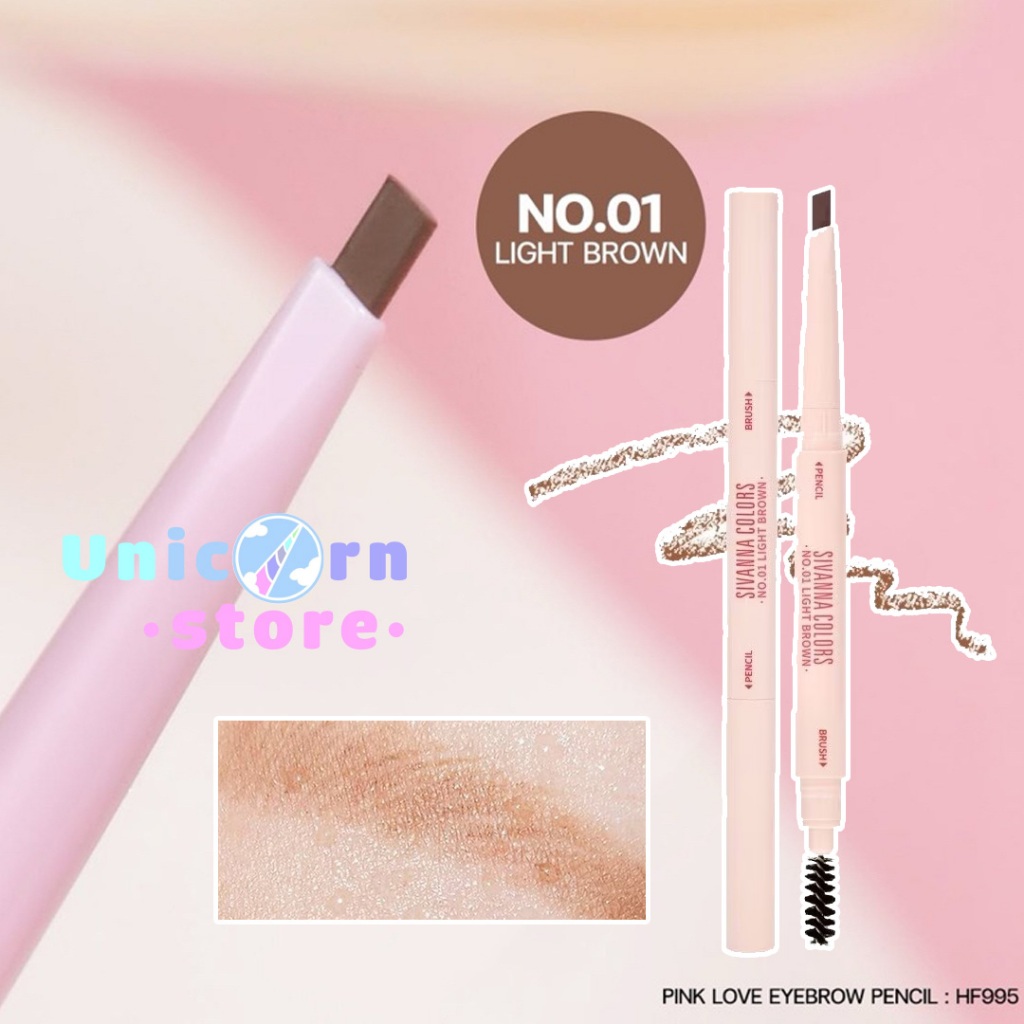 Chì Kẻ Mày Sivanna Lovely Auto Eyebrow Pencil HF974